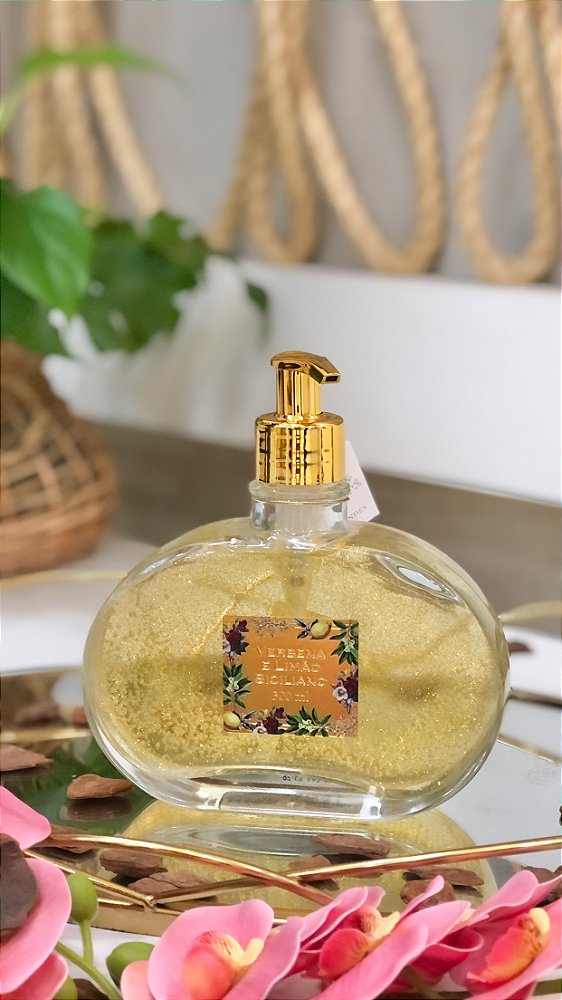 SABONETE LÍQUIDO 300 ML-VERBENA E LIMÃO SICILIANO