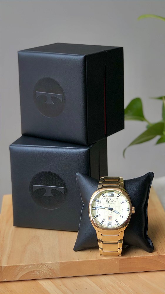 RÉLOGIO  TECHNOS MASCULINO DOURADO