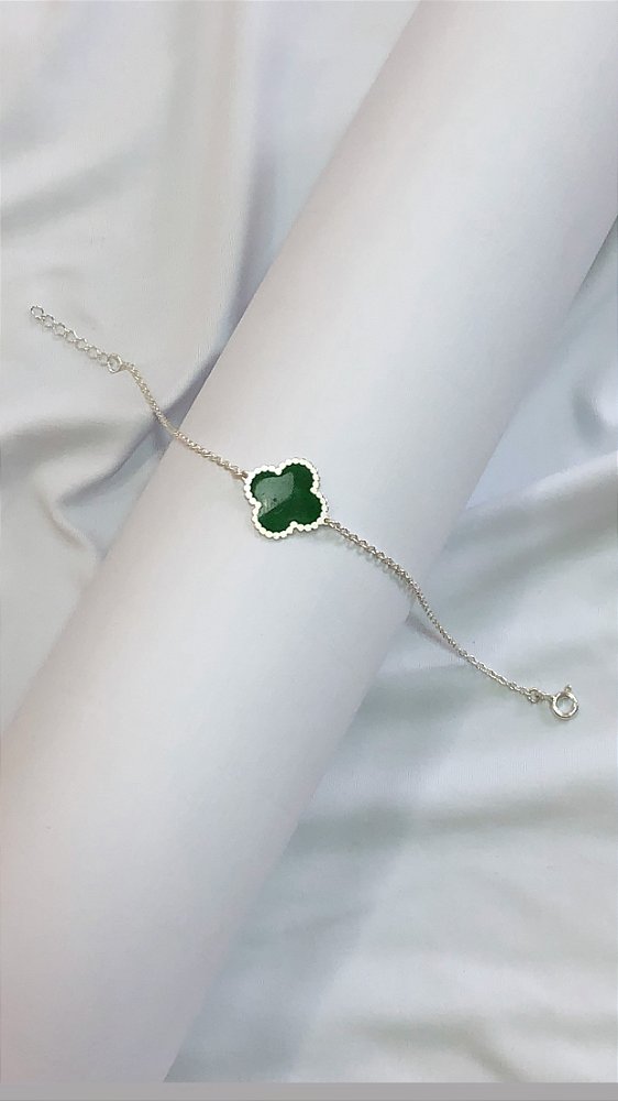 PULSEIRA TREVO-PRATA 925