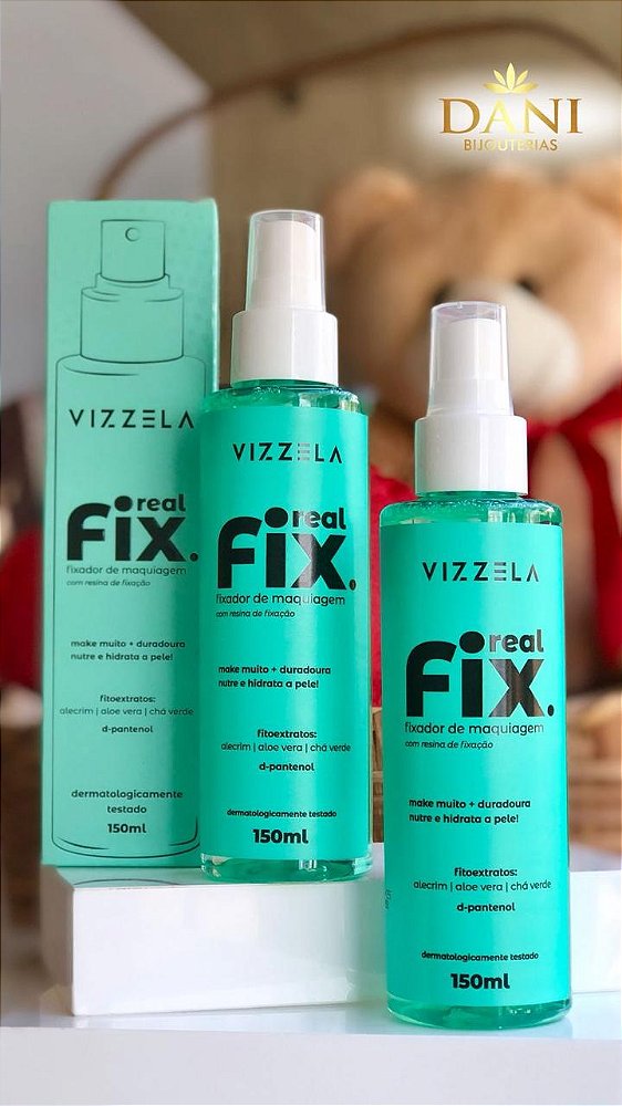 FIXADOR DE MAQUIAGEM VIZZELA REAL FIX 150ML