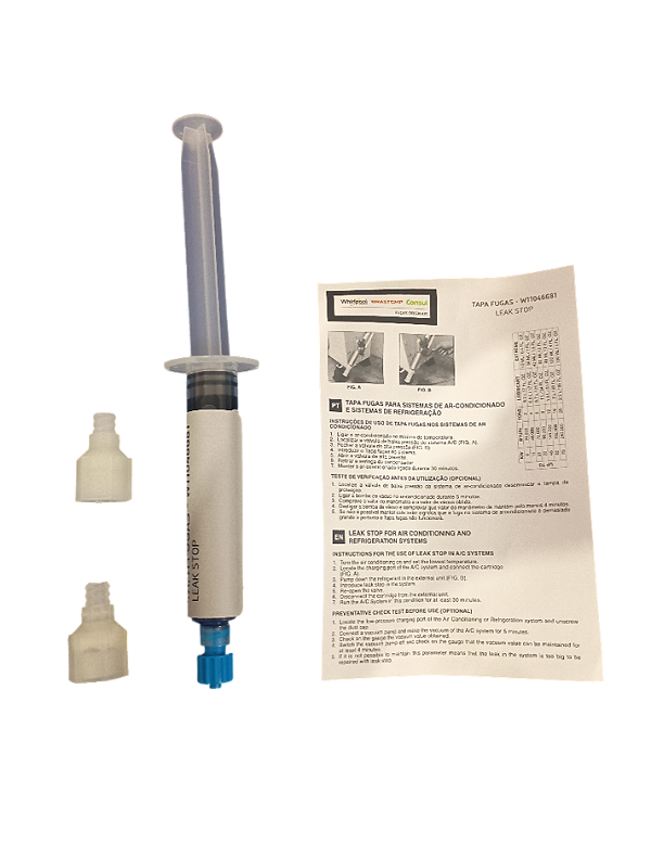 TAPA FUGAS 12ML PARA REFRIGERADOR BRASTEMP, CONSUL E KITCHENAID - CODIGO W11046681