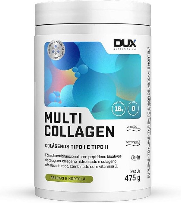 Multi Collagen 475g Abacaxi com hortelã