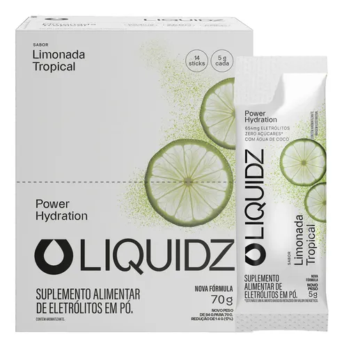 LIQUIDZ Limonada Tropical c/ 14 sachês