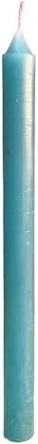 Vela palito azul turquesa - 20cm altura