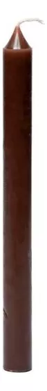 Vela palito marrom - 20cm altura