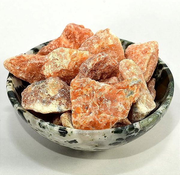 Calcita laranja natural bruta - alegria e motivação - 45 a 70g