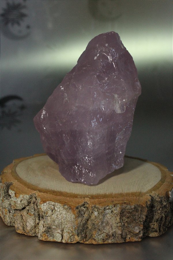 Quartzo lavanda - serenidade e desenvolvimento espiritual - 377g - PEÇA ÚNICA