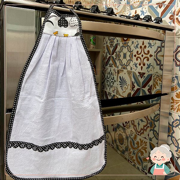 Kit com 03 Bate Mão em Algodão para Fogão / Geladeira