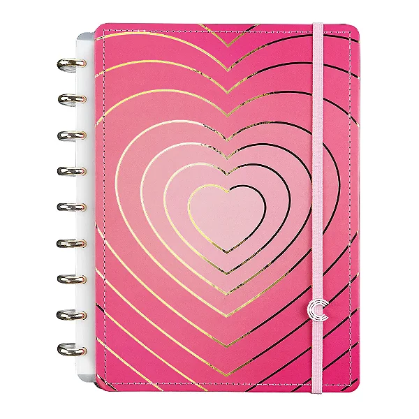Caderno Golden Love - Médio