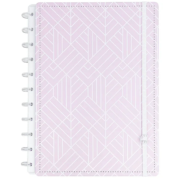 CADERNO ICE PINK - MEDIO