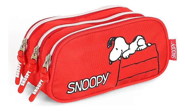ESTOJO SNOOPY VERMELHO BASIC