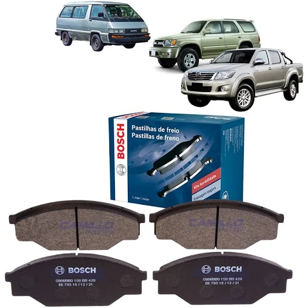 PASTILHA DE FREIO DIANTEIRO TOYOTA HILUX 05/12