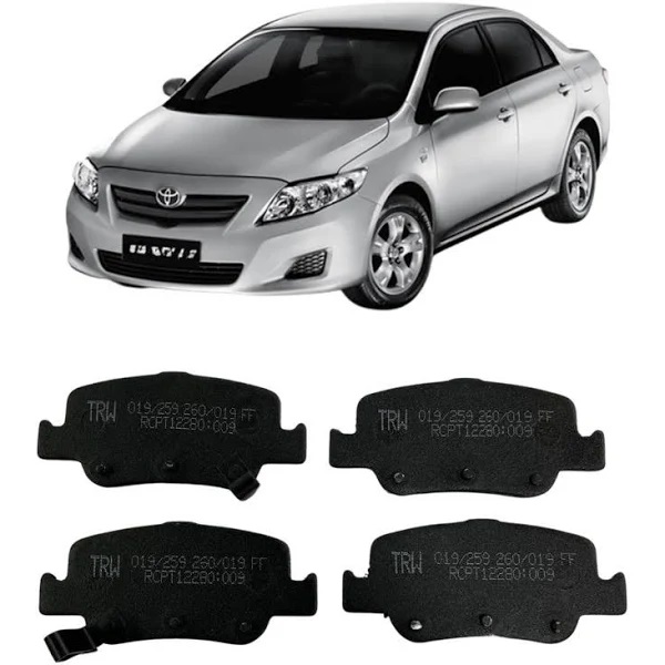 PASTILHA DE FREIO DIANT TOYOTA COROLLA 08/14