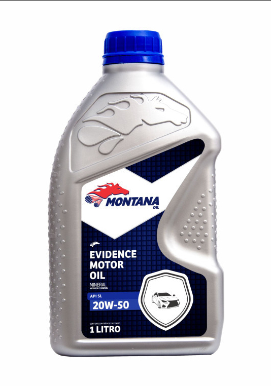 EVIDENCE MOTOR OIL SAE 20W50 SL 1-LITRO - MONTANA