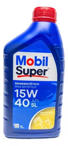 LUBRIFICANTE  15W40 MOBIL SUPER 2000 SEMISSINTETICO