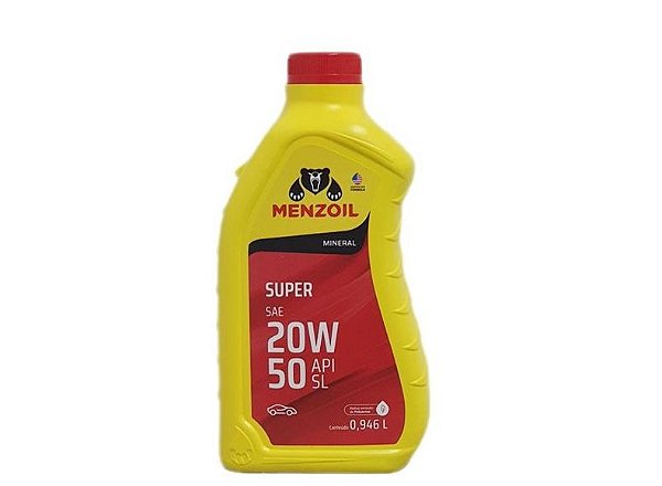 LUBRIFICANTE 20W50 MENZOIL 010101005 API SL