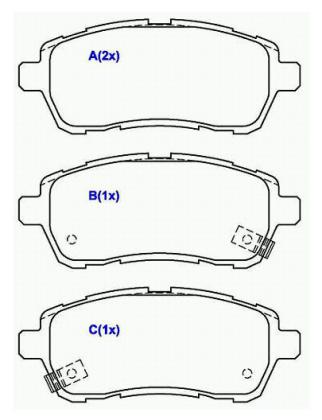 PASTILHA DE FREIO DIANT FORD NEW FIESTA KA