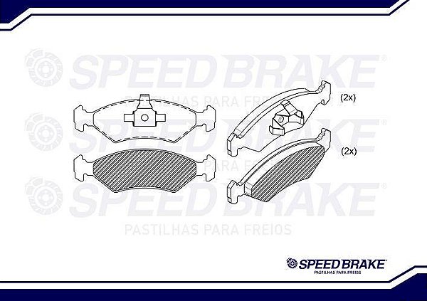 *** PASTILHA DE FREIO DIANT FORD COURIER 1.4 16V 1.6 8V