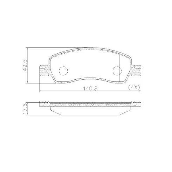 PASTILHA DE FREIO DIANT FIAT PULSE
