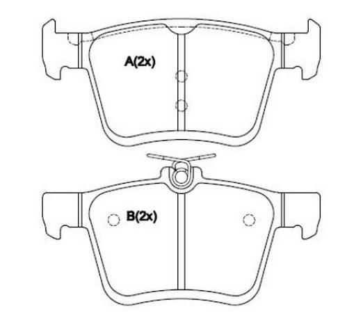PASTILHA DE FREIO TRAS VW TIGUAN TAOS