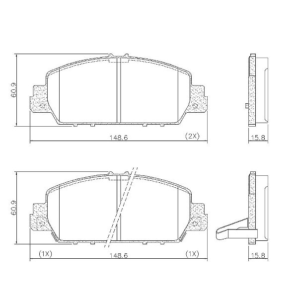 PASTILHA FREIO DIANT HONDA HRV 15>>