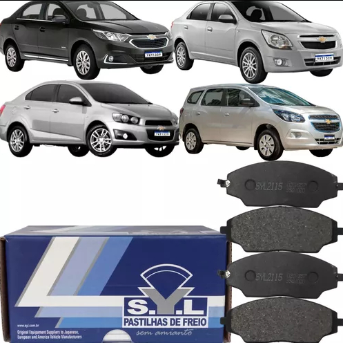 PASTILHA DE FREIO DIANT GM COBALT ONIX SONIC SPIN