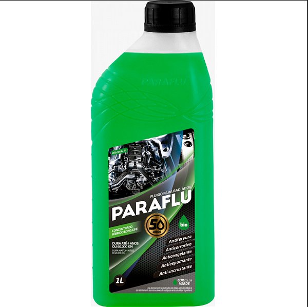 FLUIDO RADIADOR ADITIVO BIO HIBRIDO CONCENTRADO 1L VERDE