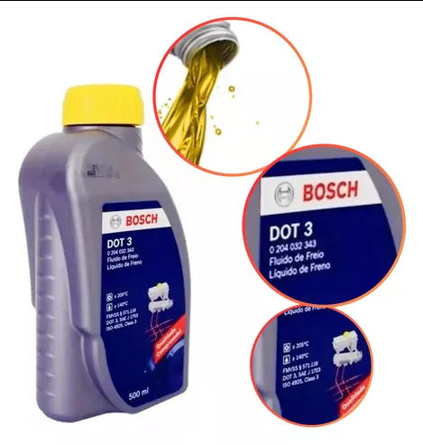 FLUIDO DE FREIO DOT3 500 ML