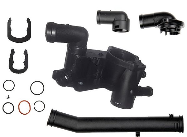 KIT CAVALETE E TUBO DAGUA VW GOL G5 G6 FOX GOLF POLO 3 SAIDAS