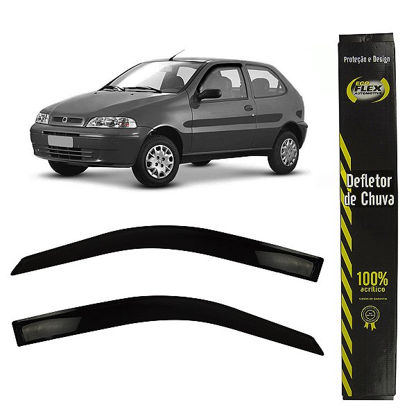 CALHA DE PORTA FIAT PALIO STRADA 96> ACRILICO FUME 2P