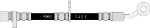 FLEXIVEL DE FREIO DIANT HONDA CIVIC L.E 580MM 01>