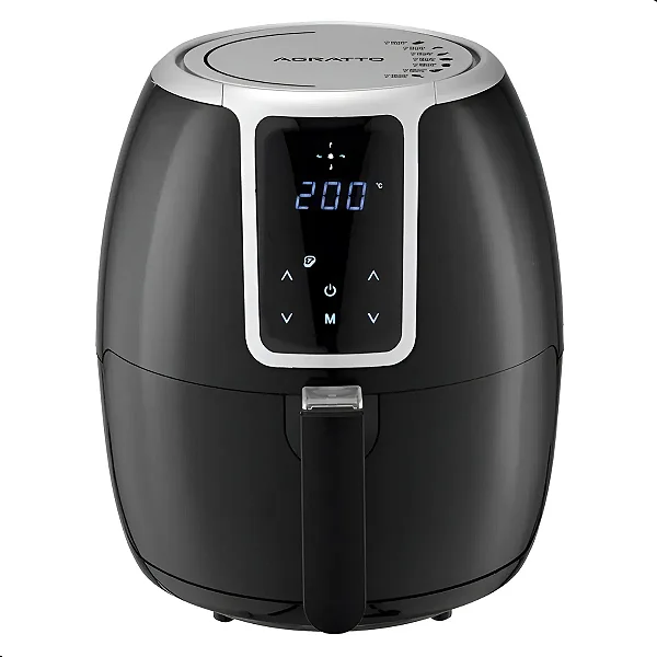 Fritadeira Air Fryer Suprema Agratto Digital FESD-01 3.6L 1400W 127V Preto