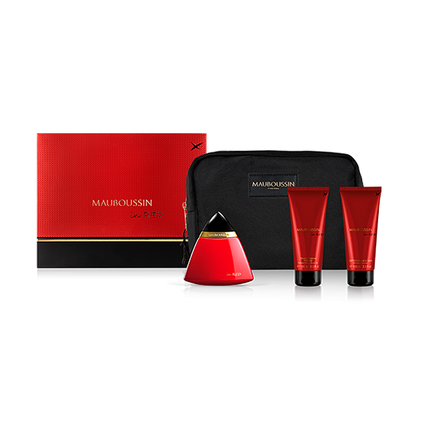 Perfume Arabe Maculino Mauboussin Pour Lui In Red 100ML(Com Necessaire)