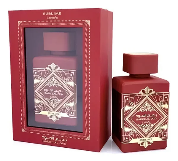 Perfume Arabe Unissex Lattafa Sublime Bade`E Al Oud 100ML(Vermelho)
