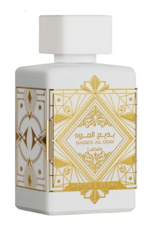 Perfume Arabe Masculino Lattafa Honor & Glory Bade`E Al Oud 100ML(Branco)
