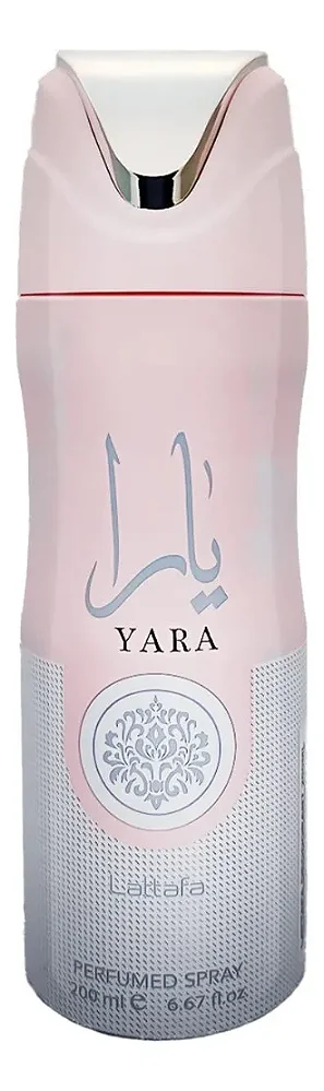 Perfume Arabe Feminino Lattafa Yara All Over Spray 150ML(Rosa)