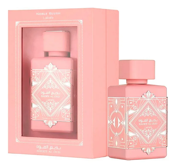 Perfume Arabe Feminino Lattafa Noble Blush Bade`E Al Oud 100ML(Rosinha)