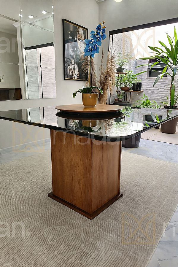 MESA MARK 130x130 NOGUEIRA | AVULSA