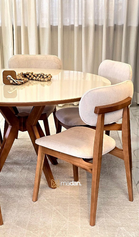 MESA DE JANTAR REDONDA CECILIA