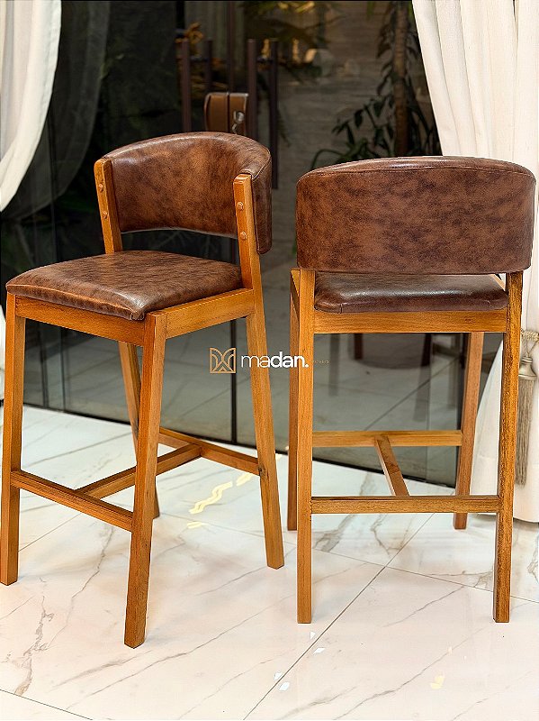 BANQUETA MODELO CHARMY COURISSIMO MARROM | AVULSA