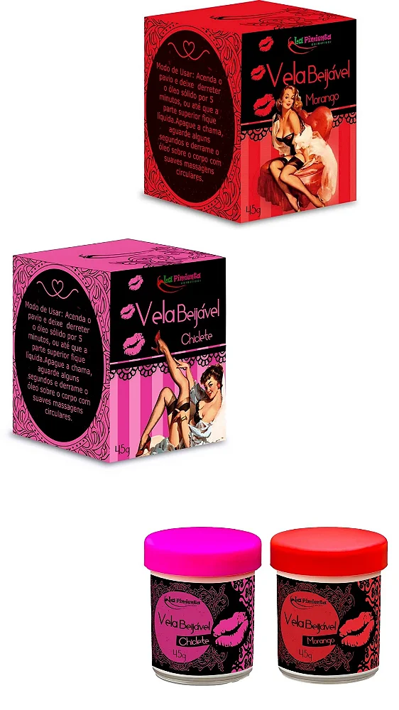 Vela com Óleo Massagem Beijável que Esquenta