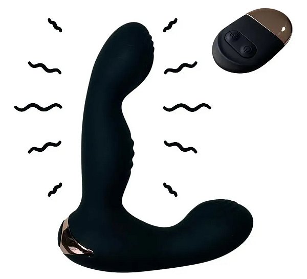 Vibrador e Estimulador de Próstata e Períneo com controle