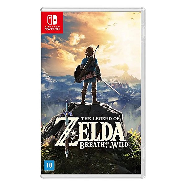 Jogo The Legend Of Zelda Breath Of The Wild, Nintendo Switch, Lacrado