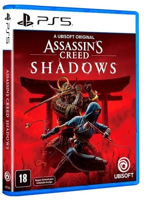 Jogo Assassin's Creed Shadows, Ps5, Lacrado