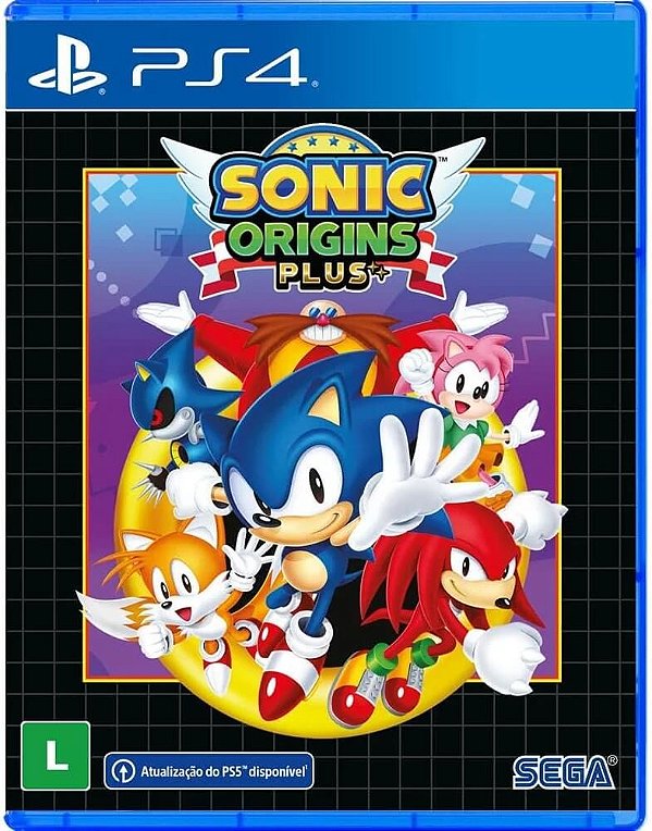 Jogo Sonic Origins Plus, Ps4, Lacrado