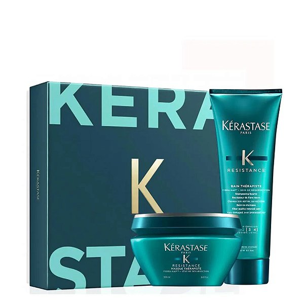 Kerástase Resistance Kit - Shampoo Bain Thérapiste 250ml + Máscara Therapiste 200ml