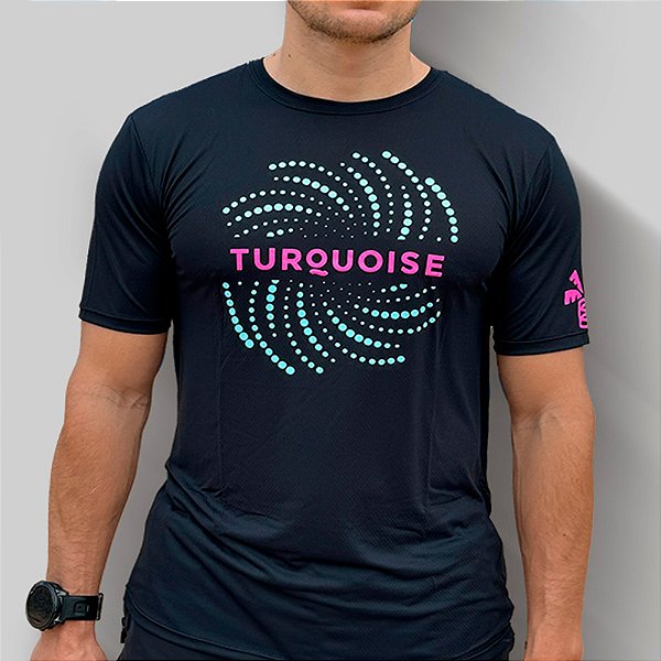 Camiseta Masculina Expanse Turquoise - Preta