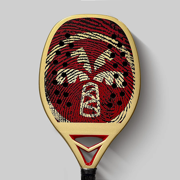 Raquete Beach Tennis Turquoise DNA Carbon - Gold