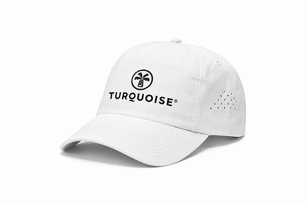 Boné Turquoise Branco – Com proteção UV50