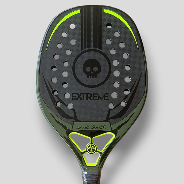 Raquete Beach Tennis Turquoise Black Death Extreme 11.1 Army Verde